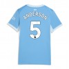 Manchester City Elliot Anderson #5 Hjemmedrakt Kvinner 2026-27 Kortermet
